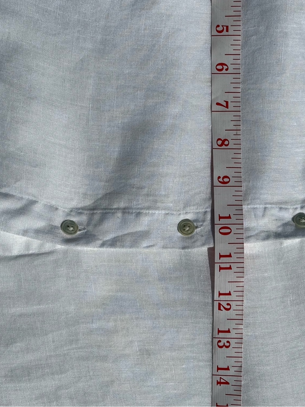 J. Jill White Linen Casual Button-Down Shirt - Picture 5 of 6
